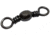 Sea Striker Twisted Barrel Swivel Size 5 w/Safety Snap Black 6 pack, SSTBSSBK-5