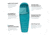 Sea to Summit Altitude AtI 15F Sleeping Bag - Women's, Blue, Regular, S3121