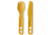 Sea to Summit Passage Cutlery Set, 2 Piece, Arrowwood Yellow, A1342-50