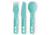 Sea to Summit Passage Cutlery Set, 3 Piece, Aqua Sea Blue, A1343-30