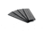 SeaDek Brushed 6mm 4-Piece Step Kit - 3.75in x 12.75in, Storm Gray/Black Faux Teak, 23902-80066