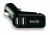 Secur Car Charger w/2 USB Outlets and Seatbelt Cutter, Black SP-4006