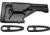Seekins Precision ProComp 10x AR15/AR10 Rifle Stock, Polymer, Black, 0011810001 - F