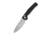 SENCUT Glenspar Thumb Stud &amp; Crossbar Lock Knife Black Shredded G10 Handle 3.45inch Stonewashed 9cr18mov Blade