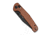 SENCUT Glenspar Thumb Stud &amp; Crossbar Lock Knife Brown Canvas Micarta Handle 3.45inch Black 9cr18mov Blade