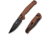 SENCUT Glenspar Thumb Stud &amp; Crossbar Lock Knife Brown Canvas Micarta Handle 3.45inch Black 9cr18mov Blade