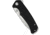 SENCUT Skarnax Flipper/thumb Stud Folding Knife 3.79inch Satin 9cr18mov Drop Point Plain Edge Blade, Black G10 Handle - S24025-1