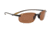 Serengeti Nuvola Single Vision Rx Sunglasses, Shiny Brown Frame 7360