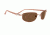 Serengeti Piero Sunglasses - Satin Dark Brown/Shiny Cognac Frame, Drivers Gold Polarized Lenses 7641