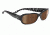Serengeti Chloe Sunglasses - Shiny Black Zebra Frame, Drivers Gold Polarized Lenses 7623