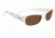 Serengeti Chloe Sunglasses - Shiny Silver Zebra Frame, Drivers Lenses 7626