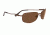 Serengeti San Remo Sunglasses - Satin Black/Gray Stripe Frame, Drivers Polarized Lenses 7605