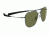 Serengeti Aerial Sunglasses, Shiny Hematite Frame, Polarized 555nm Lens, 7978