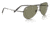 Serengeti Aviator Sunglasses, Medium - Gunmetal Frame, 555nm Lens GG6785