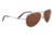 Serengeti Aviator Sunglasses, Medium - Almond Frame, Drivers Polarized Lens 7271
