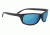 Serengeti Bormio Sunglasses, Satin Black Frame, Polar PhD 555nm Blue Lens, 8165
