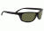 Serengeti Bormio Sunglasses, Satin Shiny Black Frame, Polar PhD 555nm Lens, 8164