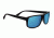 Serengeti Claudio Sunglasses, Satin Dark Gray Frame, Polarized 555nm Blue Lens, 8214