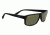 Serengeti Claudio Sunglasses, Shiny Black Frame, Polarized 555nm Lens, 7949