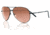 Serengeti Aviator Sunglasses 6783 Angled View - Matte Black / Drivers