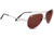 Serengeti Aviator Sunglasses, Medium -  Shiny Silver Frame, Drivers Polarized Lens 7270