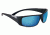 Serengeti Fasano  Sunglasses, Shiny Black Frame, Polar PhD 555nm Blue  Lens, 8219