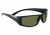 Serengeti Fasano Sunglasses - Shiny Satin Black Frame and Polar PhD 555nm Lens 7750