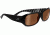 Serengeti Giuliana Sunglasses - Shiny Black Zebra Frame, Drivers Gold Polarized Lenses 7708