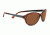 Serengeti Giustina Single Vision Prescription Sunglasses, Shiny Dark Tortoise Frame-7829SV