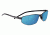 Serengeti Granada Sunglasses, Satin Black Frame, Polarized 555nm Blue Lens, 8260