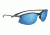 Serengeti Maestrale Sunglasses, Metallic Black Frame, Polar PhD 555nm Blue  Lens, 8122