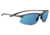 Serengeti Maestrale Sunglasses, Satin Black, Polarized 555NM Blue, 8696