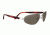 Serengeti Monza Single Vision Prescription Sunglasses, Shiny Silver/Deep Red Brown Laser Frame-7791SV