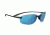 Serengeti Nuvino Sunglasses, Shiny Black Frame, Polar PhD 555nm Blue Lens, 8270