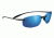 Serengeti Nuvola  Sunglasses, Metallic Black Frame, Polar PhD 555nm Blue  Lens, 8129
