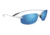 Serengeti Nuvola  Sunglasses, Metallic Silver Frame, Polar PhD 555nm Blue  Lens, 8289