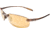 Serengeti Nuvola Sunglasses - Satin Dark Brown/Shiny Cognac Frame, Polar PhD Drivers Gold Lenses 7717