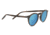 Serengeti Raffaele Progressive Prescription Sunglasses, Shiny Wood Grain Frame, Polarized, Photochromic, 8835PR