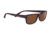 Serengeti Rapallo Sunglasses,Shiny Dark Tortoise Frame,Polarized Drivers Square Lens 8366