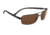 Serengeti San Remo Single Vision Prescription Sunglasses, Satin Black/Grey Stripe Frame-7605SV