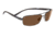 Serengeti San Remo Single Vision Prescription Sunglasses, Shiny Gunmetal/Grey Stripe Frame-7608SV
