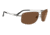 Serengeti Sassari Single Vision Prescription Sunglasses, Shiny Gunmetal Frame-7666SV