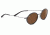 Serengeti Sirolo Sunglasses, Shiny Black Frame, Polarized Drivers Lens, 8103
