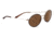 Serengeti Sirolo Sunglasses, Shiny Cognac Frame, Polarized Drivers Lens, 8104