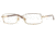 Sferoflex Eyeglasses SF2191 with No-Line Progressive Rx Prescription Lenses 108-5218 - Gold 