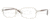 Sferoflex Eyeglasses SF2551B with No-Line Progressive Rx Prescription Lenses, Select Frame Color / Lens Diameter Gold White Frame / 53 mm Prescription Lenses