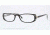 Sferoflex SF1550 Single Vision Prescription Eyeglasses C388-51 - Top Black On Crystal Frame, Demo Lens Lenses