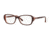 Sferoflex SF1553B Single Vision Prescription Eyeglasses C578-51 - Top Red On Trasparent Red Frame
