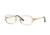 Sferoflex SF2576 Bifocal Prescription Eyeglasses 493-52 - Shiny Gold Frame
