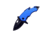 Shadow Cutlery Flickster Lil Sharky Knive, 1-3/4in Stainless Steel Blade, Blue, SH2020BL